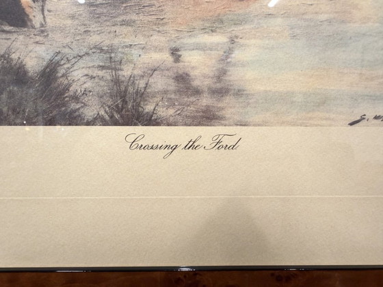 Classic English print in walnut frame – Art, Glass, Paper (photo 4 of 5)
