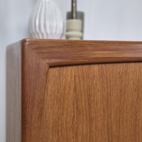 Image 1 of Dyrlund vintage 1960s teak sideboard, wall cabinet, TV cabinet