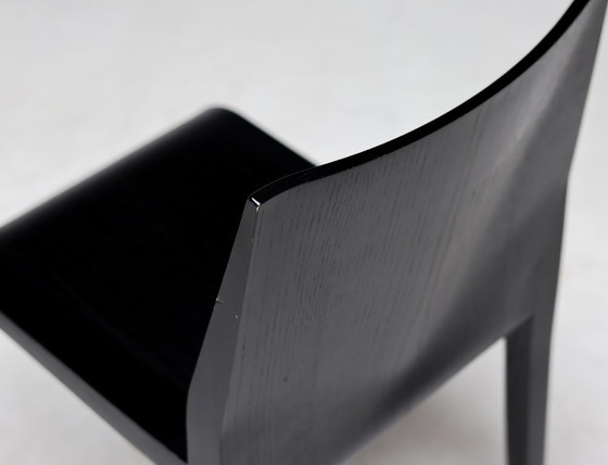 Chaise Laleggera, Riccardo Blumer pour Alias, magnifique noir au grain apparent – Chaises de salle à manger (photo 15 of 19)