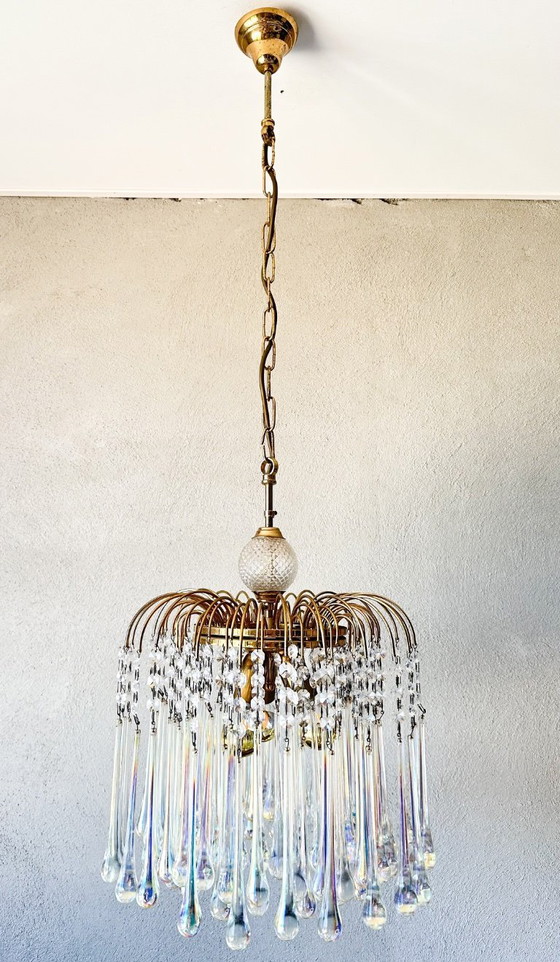 Image 1 of Vintage Teardrop Chandelier
