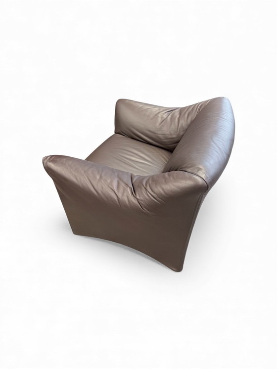 Image 1 of Silla Tentazione de cuero de Mario Bellini para Cassina, años 70
