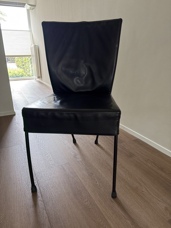 Oak table with Spica chairs – Dining chairs, Leather (photo 5 of 5)