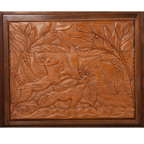Image 1 of Oak sideboard, French work from the 1940s