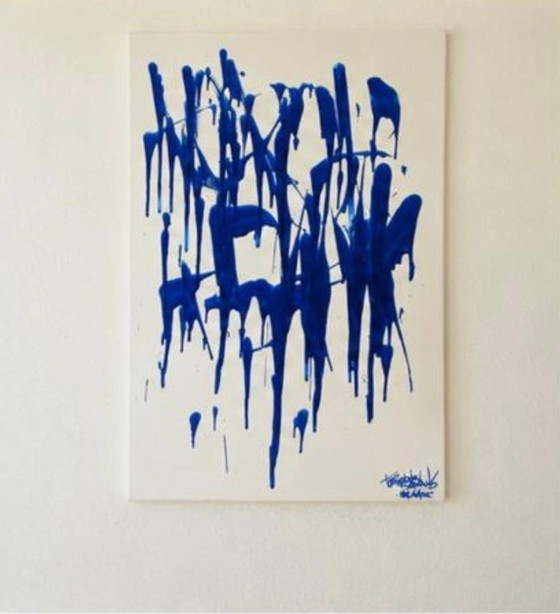 Image 1 of Popart Abstracte schilderkunst Karl Lagasse