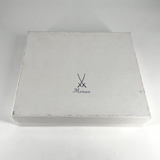 Image 1 of Elegante Meissen Porzellan Schale – Design Ludwig Zepner – Weißware in OVP
