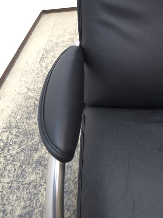 Image 1 of De Sede ds 270 sillón negro sillón de diseño sillón de cuero sillón función