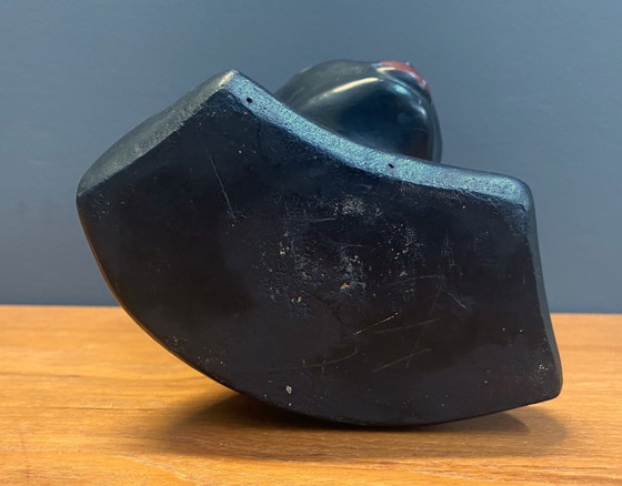 Image 1 of Busto in ceramica di uomo africano, anni '60