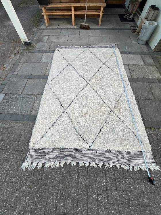 Image 1 of Handgemaakt wollen Berber Kelim vloerkleed 180x260 cm