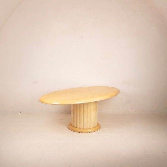 Image 1 of Raro Tavolo in pergamena di Aldo Tura per Tura Milano 1960