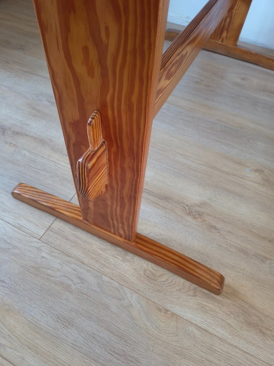 Tavolo da Pranzo Vintage Anni '60 (Brutalista) – Tavoli da pranzo, Wood (photo 4 of 7)