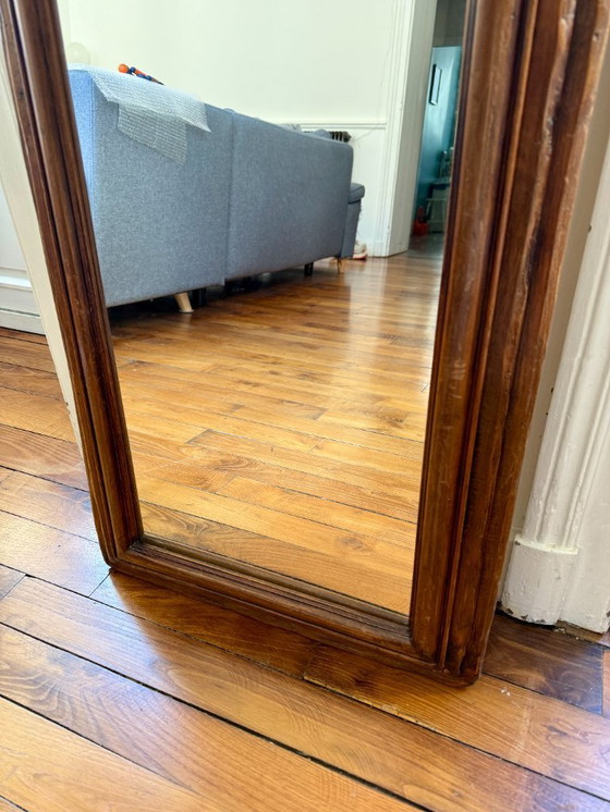 Image 1 of Miroir à poser en bois léger - charme vintage