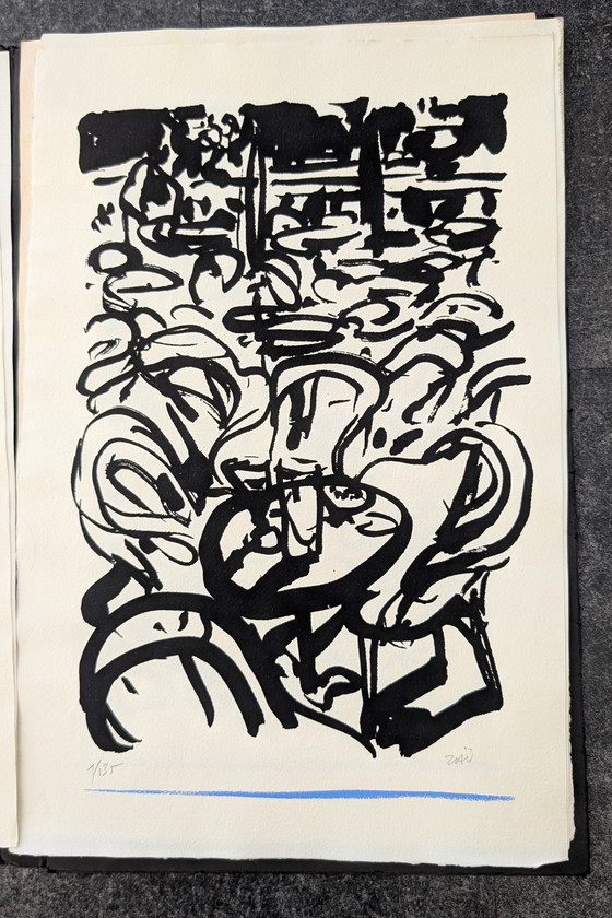 Image 1 of Zaü (André Langevin) – Portfolio complet « Carbone » (Carlton Cannes) – N° 1/135