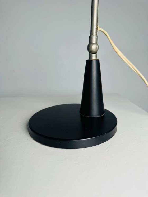 Sun Series (Zonneserie) Desk Lamp by H. Busquet for Hala Zeist, The Netherlands, 1950s – Table lamps, Metal (photo 3 of 9)