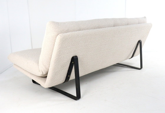 Image 1 of Kho Liang Ie per Artifort Divano a 3 posti C684 nuovo rivestimento vintage