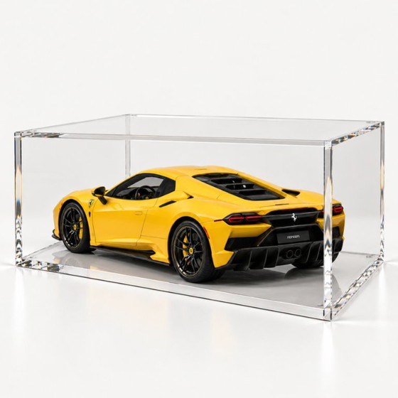 Vitrina modular de acrílico para coches a escala 1:18, Zilvaris, Objetos decorativos, MDF, Transparente, Modern (foto 4 de 5)