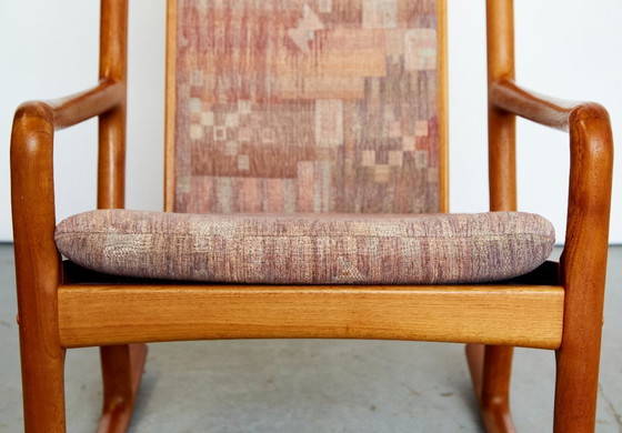 Image 1 of Fauteuil à bascule de Hans Olsen pour Juul Kristensen