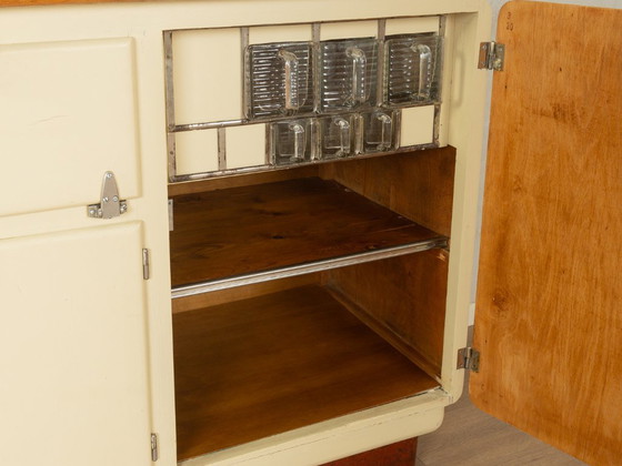 Image 1 of Keukenkastje in Art Déco-stijl uit de jaren 1920, vintage