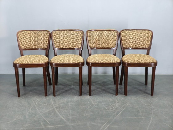 Image 1 of Set di 4 sedie da pranzo Thonet, Cecoslovacchia, anni '40
