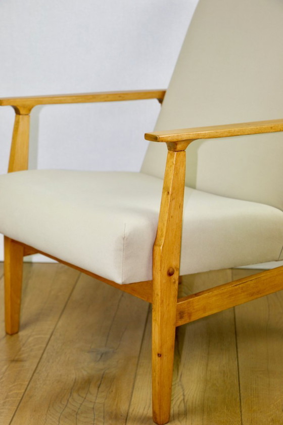 Image 1 of Classic armchair Vintage 70s beige - Jade series