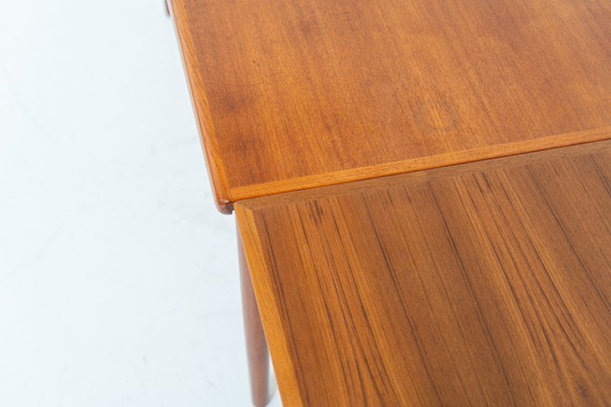 Image 1 of Extendable dining table by Skøvby Møbelfabrik (Denmark, 1960s).