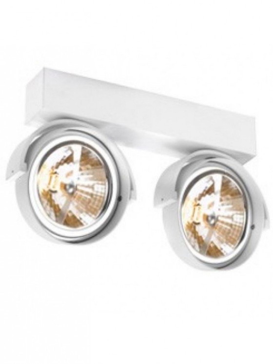 Image 1 of Faretto doppio Delta Light Edge, bianco