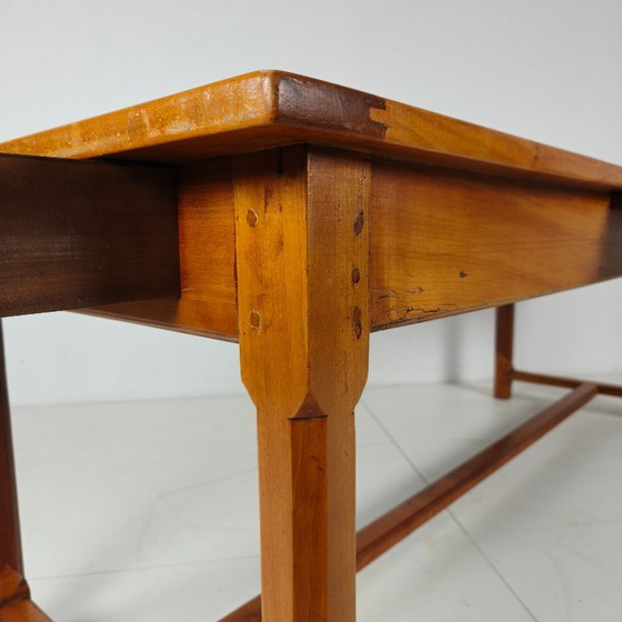 Image 1 of French farmhouse table from the late 19th century – fully restored
