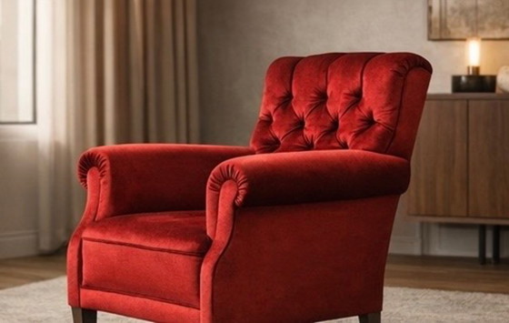 Image 1 of Een paar fauteuils, eerste helft van de 20e eeuw.