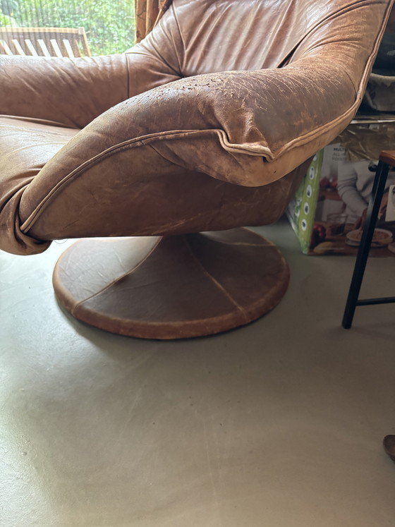 Image 1 of Fauteuil pivotant vintage De Sede