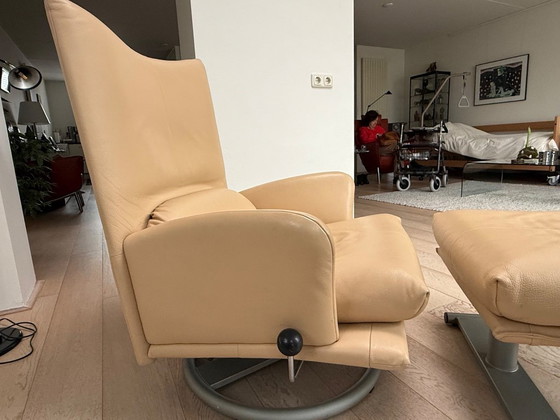 Image 1 of Poltrona BMP di Rolf Benz con pouf