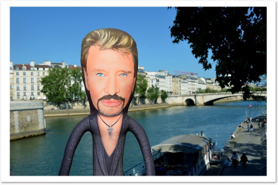 Image 1 of Johnny Hallyday cadeau | Franse Elvis rockdecoratie | Verzamelpop van een muzieklegende | Franse rockkunst