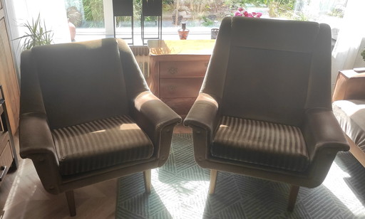 2 Vintage Armchairs | 1960s | Mid - Century Design
