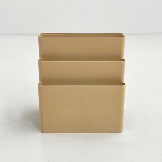 Image 1 of Portariviste color crema di Giotto Stoppino per Kartell, anni '70