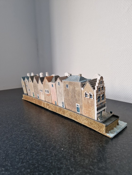 Image 1 of Vintage Canal Houses Ceramic Houses Shops