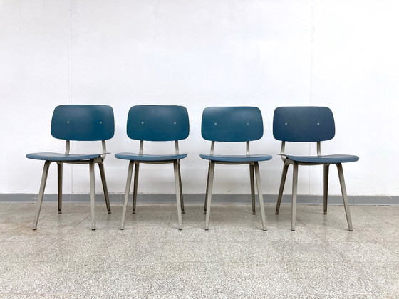 Image 1 of Set of 4 vintage design Revolt chairs Friso Kramer 1960s