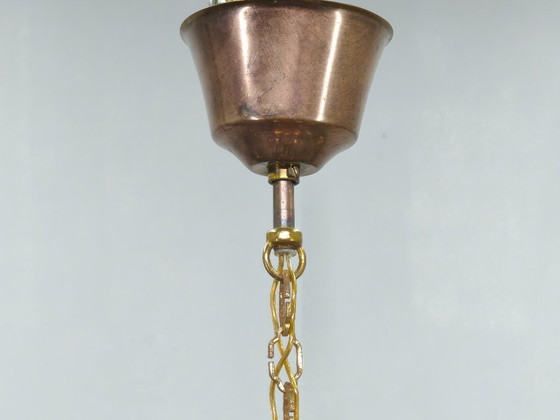 Image 1 of Een paar hanglampen van Murano-glas, Italië, jaren 1960.