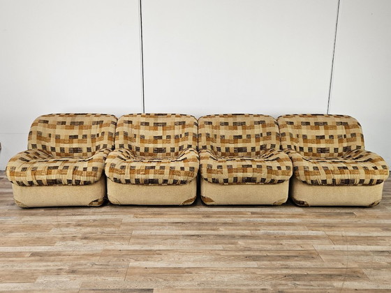 Image 1 of Modular fabric armchairs from the 1970s