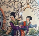Handbemalte chinesische Deckelvase