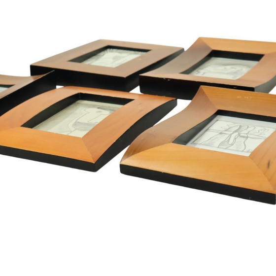 Image 1 of Set van 5 Schetsen Kunst Roger Vansevenant (1922-2013)