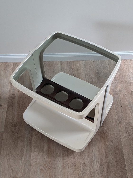 Image 1 of Vintage "Space Age" Bar Cart by Marc Held for Prisunic/Flair, 1970s