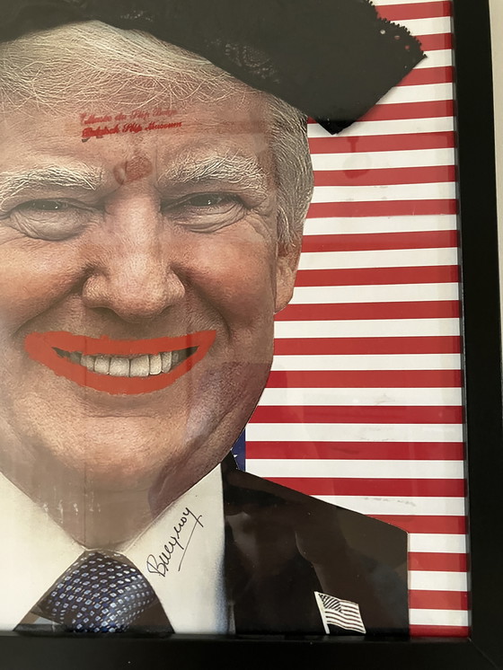 Image 1 of Técnica mixta - "Trump" - Jan Bucquoy - 2016