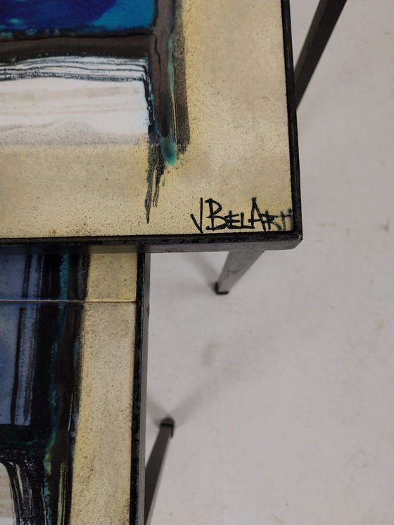 Image 1 of 1 x Juliette Belarti mimiset 3 tafels gesigneerd.  1960's