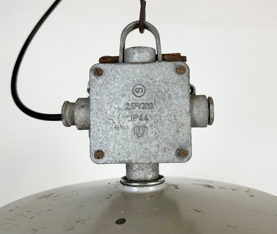 Image 1 of Lampada a sospensione industriale in alluminio pressofuso polacco di Mesko, anni '70