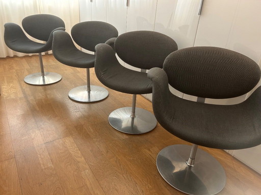 4x Artifort Little Tulip, designer Pierre Paulin.