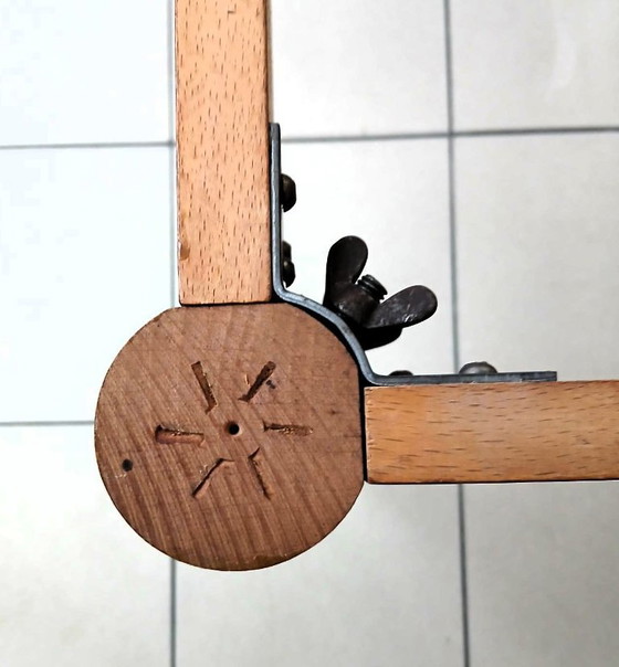 Image 1 of Mesa plegable de mediados de siglo - teca - Bélgica