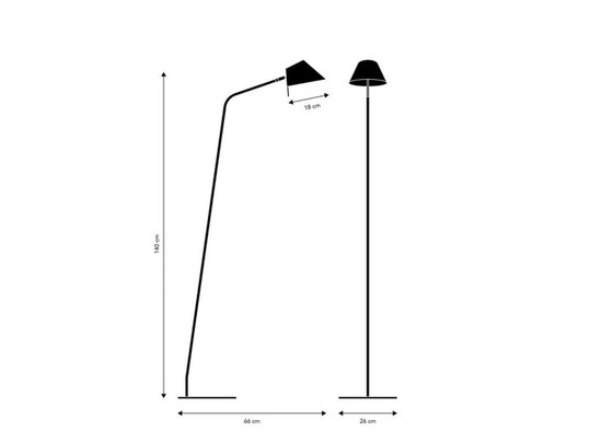 Image 1 of Frandsen Office Stehleuchte – Matt Schwarz