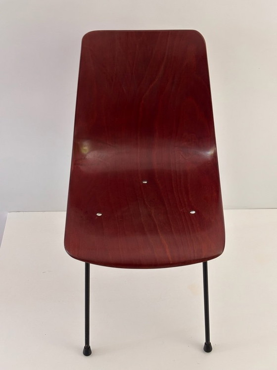 2 Pierre Paulin CM131 stoelen, Thonet Vintage editie – Eetkamerstoelen, Wood (photo 6 of 13)