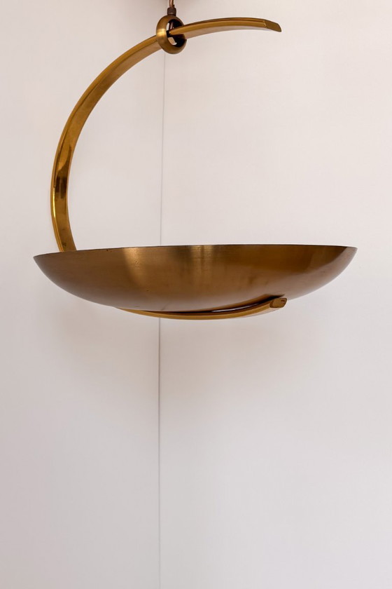 Vintage brass Pendant lamp, France 1970. (photo 5 of 5)