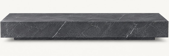 RH Low Marble Plinth Mesa de centro rectangular, Restoration Hardware, Mesas de centro, Mármol, Gris (foto 3 de 5)