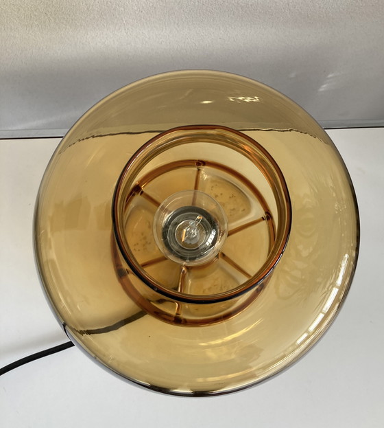 Image 1 of Vintage Design Glass Table Lamp