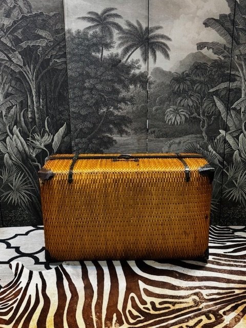 Image 1 of Burma Rattan Suitcase